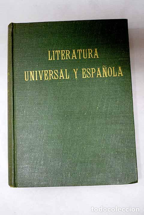 B&uuml;cher: Literatura universal y espa&ntilde;ola.- Alonso, Mart&iacute;n