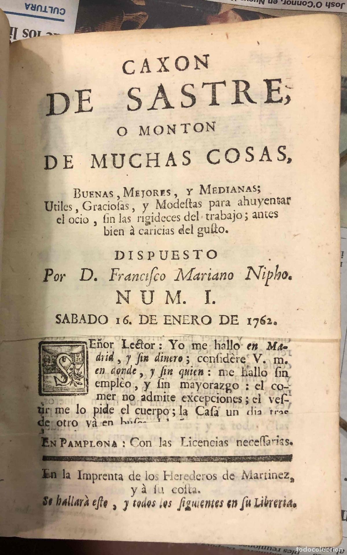books: Cax&oacute;n de sastre. O mont&oacute;n de muchas cosas, buenas, mejores, y medianas... - NO CONSTA AUTOR