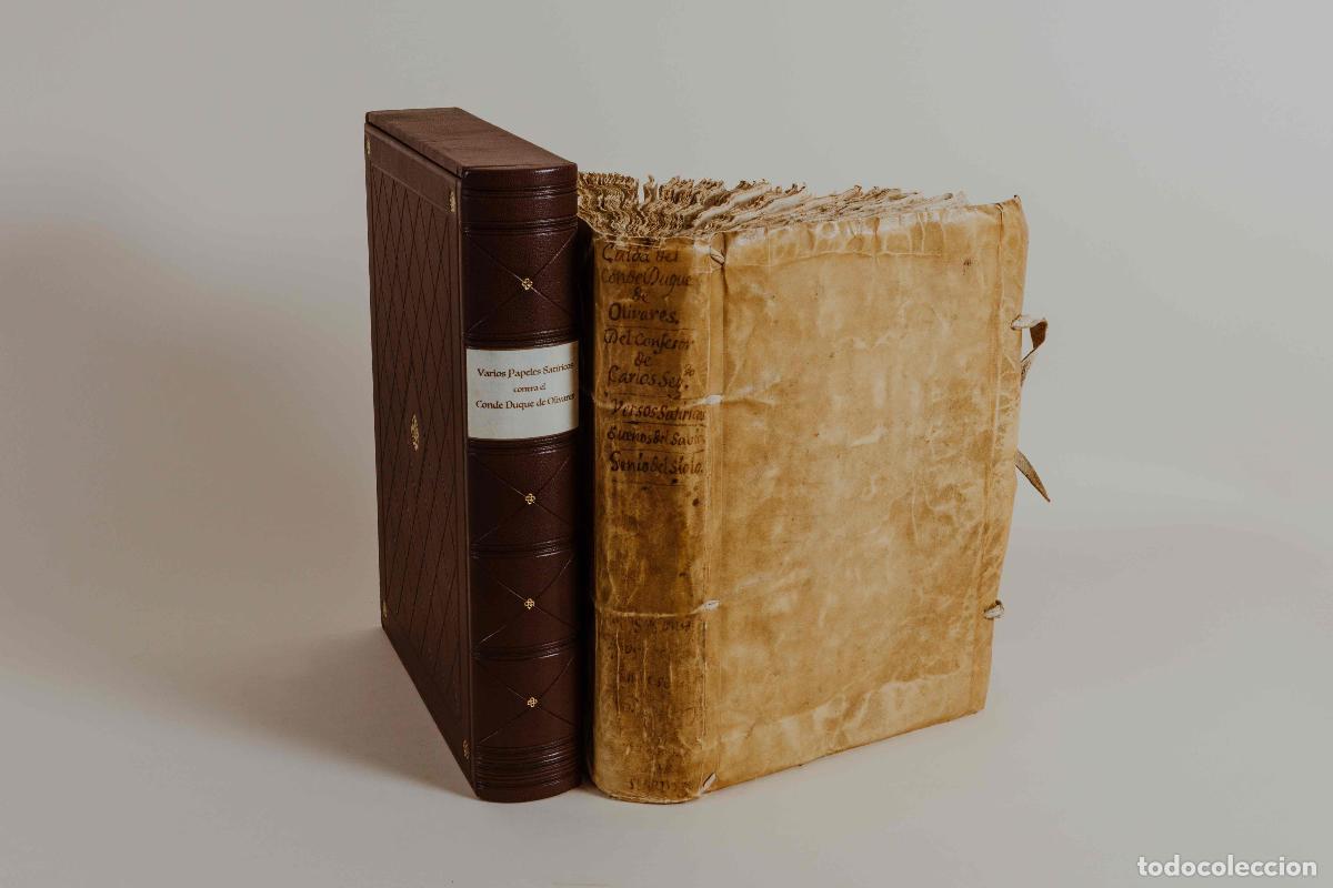 books: Versos sat&iacute;ricos, ca&iacute;da del Conde Duque de Olivares y otros papeles curiosos - NO CONSTA AUTOR
