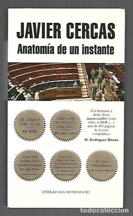 Libri di seconda mano: ANATOMIA DE UN INSTANTE - CERCAS, JAVIER