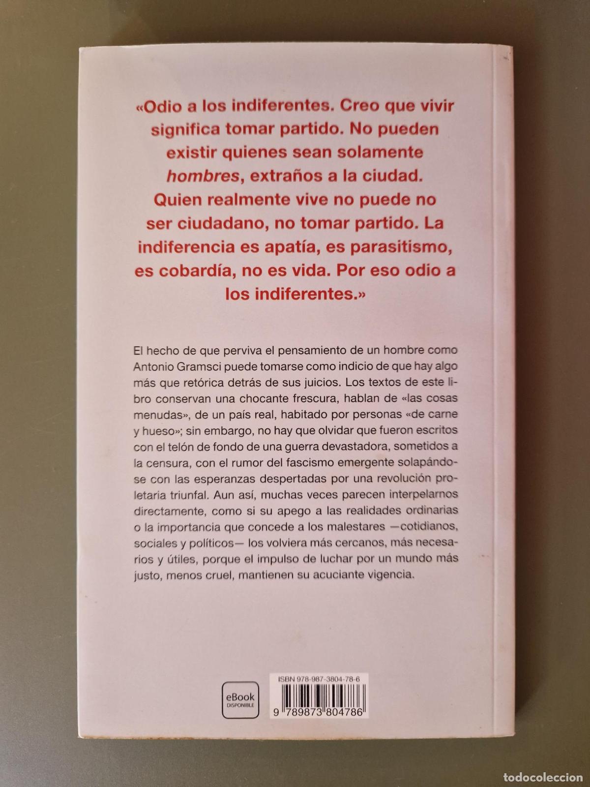 Libros: Odio a los indiferentes - Antonio Gramsci - Foto 3
