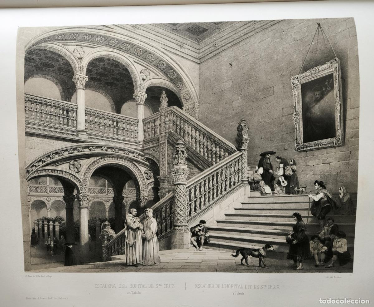 Libri di seconda mano: Escalera del hospital de Santa Cruz en Toledo - Genaro P&eacute;rez de Villa-Amil - Patricio de la Escosura