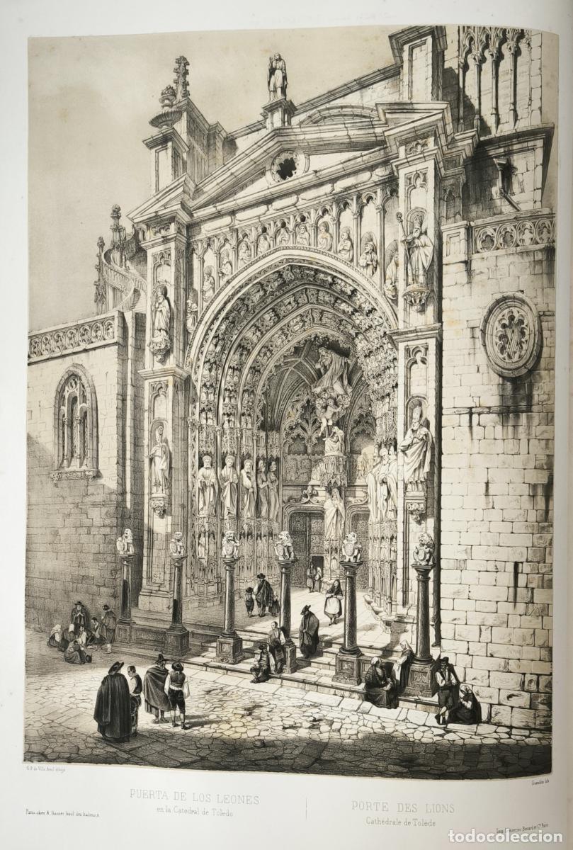 Livres: Fachada y puerta de los Leones (Toledo) - Genaro P&eacute;rez de Villa-Amil - Patricio de la Escosura