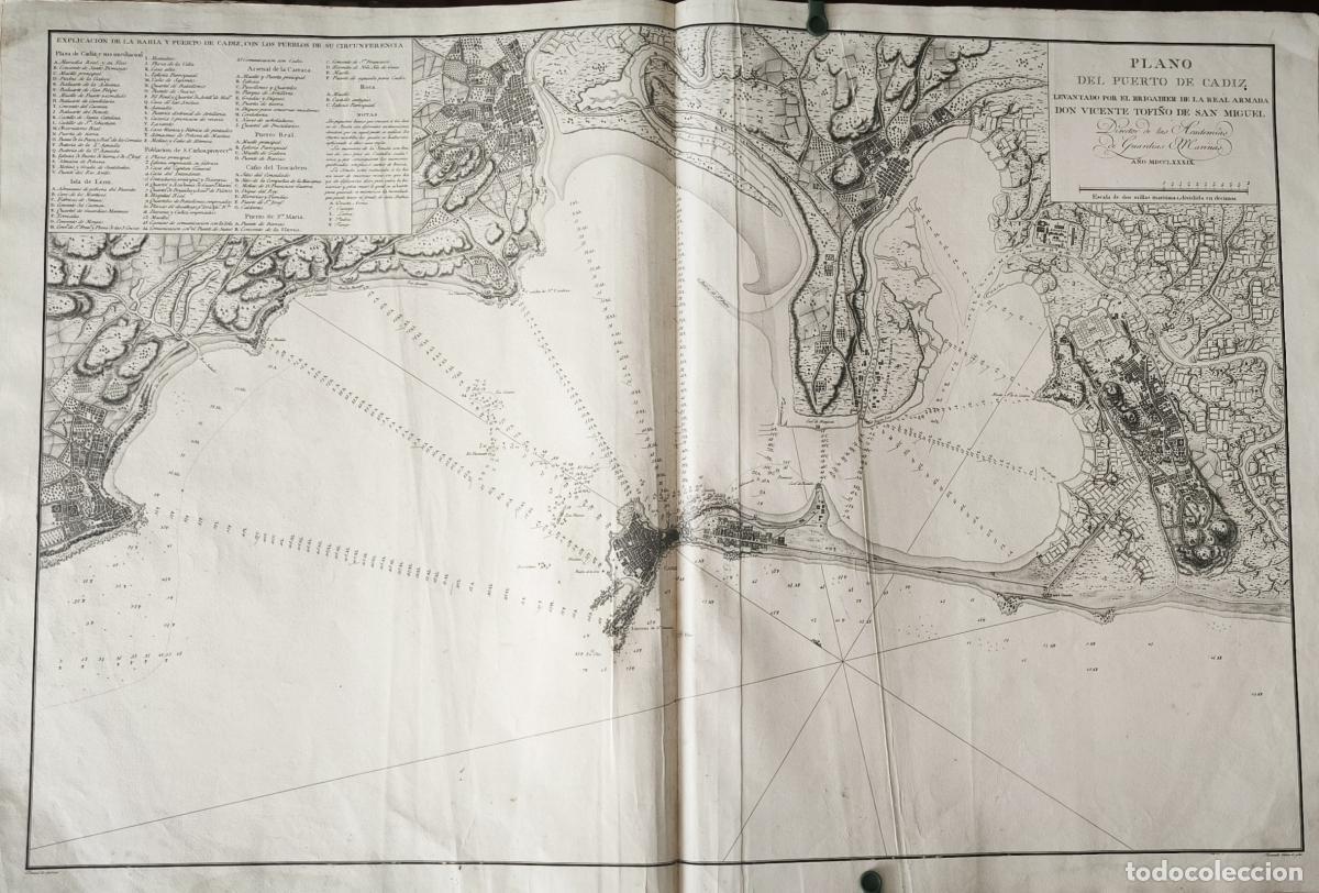 Libri di seconda mano: Plano del Puerto de C&aacute;diz - Vicente Tofi&ntilde;o de San Miguel