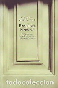 Libros: Reconocer lo que es - Bert Hellinger Gabriele ten Hoevel