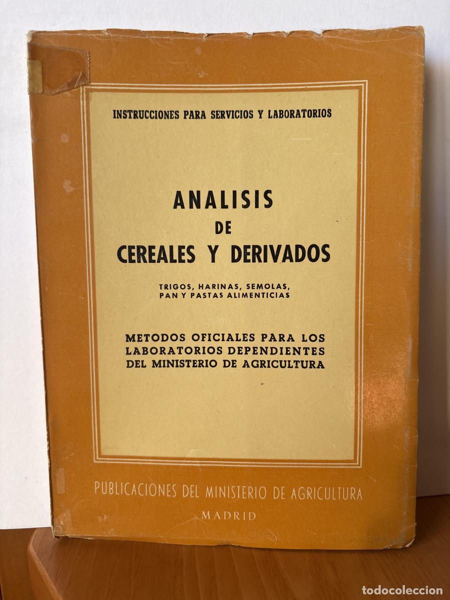 Livros em segunda m&atilde;o: ANALISIS DE CEREALES Y DERIVADOS. TRIGOS, HARINAS, SEMOLAS, PAN Y PASTAS ALIMENTICIAS. N&ordm;228. INSTRU