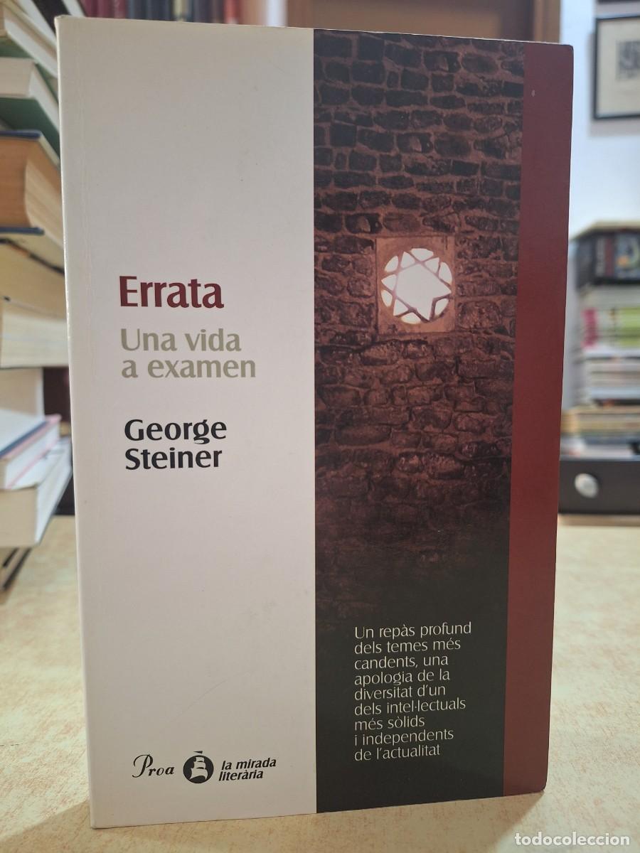 Libros: ERRATA. Una vida a examen. - STEINER, GEORGE. - Foto 1