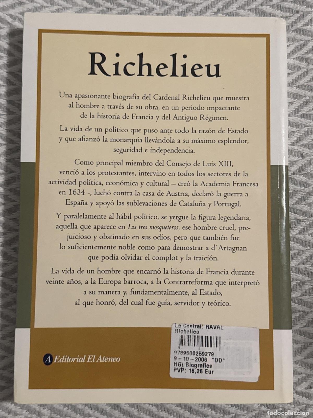 Libros: Richelieu. El guardi&aacute;n del poder real - Fran&ccedil;ois Bluche - Foto 3