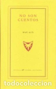 books: No son cuentos - Max Aub