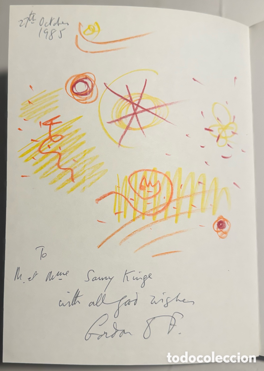 Livros em segunda m&atilde;o: Gordon Onslow Ford. Creation. Incluye un dibujo original del artista