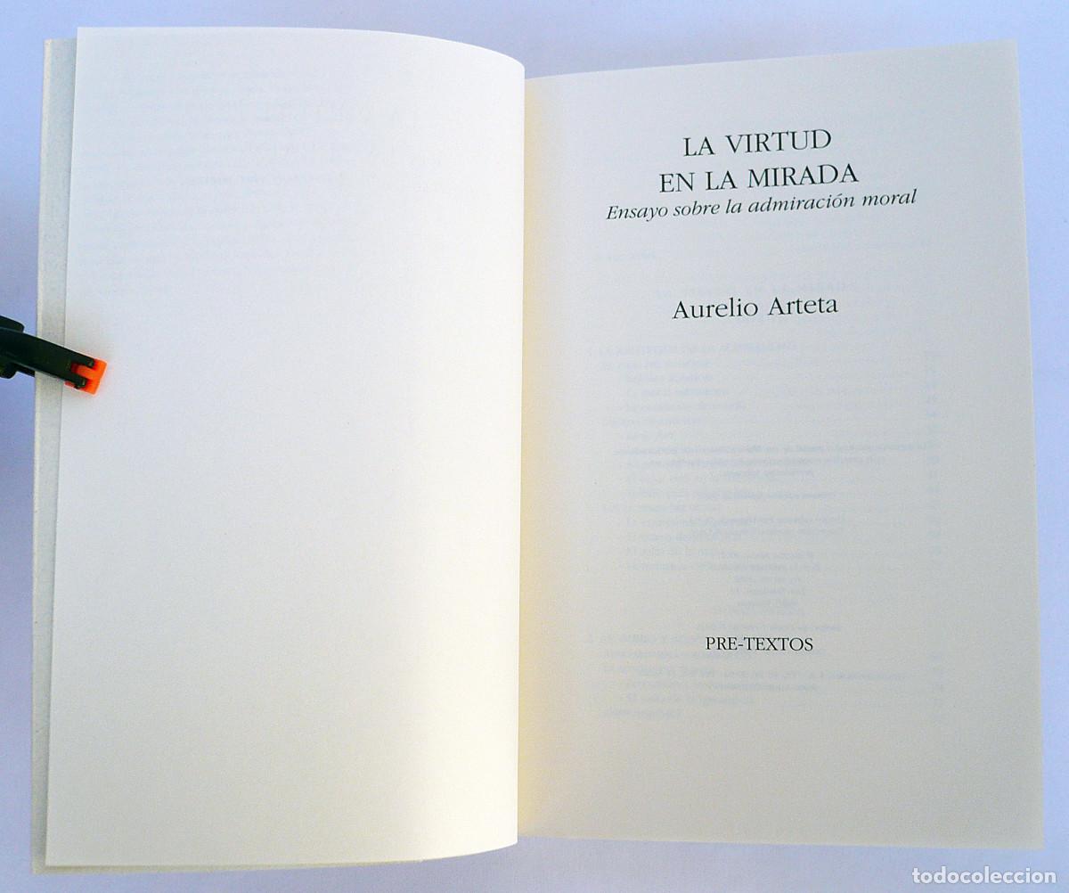 Libros: La virtud en la mirada, Aurelio Arteta - Foto 5