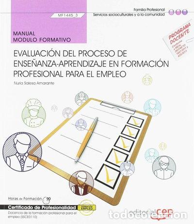 books: Manual. Evaluaci&oacute;n del proceso de ense&ntilde;anza&ndash;aprendizaje en formaci&oacute;n profesio...- 9788468147031