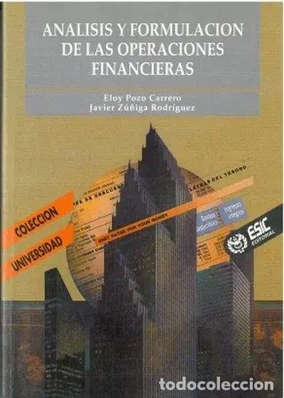 Livres: An&aacute;lisis y formulaci&oacute;n de las operaciones financieras- 9788473560948