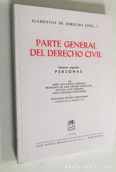 Livres: Parte general del derecho civil, Vol. 2 Personas- 9788476981085