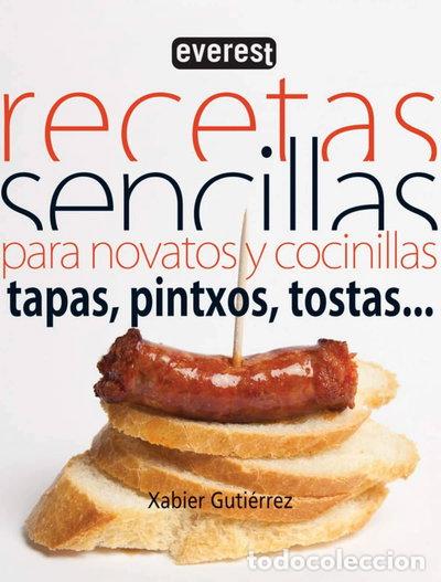 Livros em segunda m&atilde;o: Recetas sencillas para novatos y cocinillas- 9788444121376