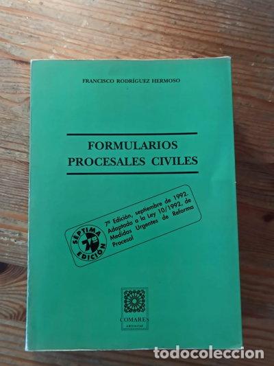 books: Formularios procesales civiles- 9788439825432