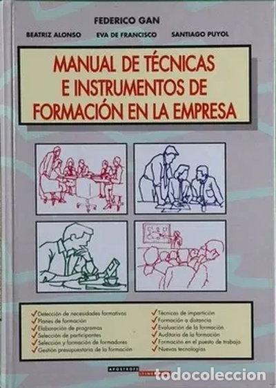 Libros: Manual de t&eacute;cnicas e instrumentos de formaci&oacute;n en la empresa- 9788445501115