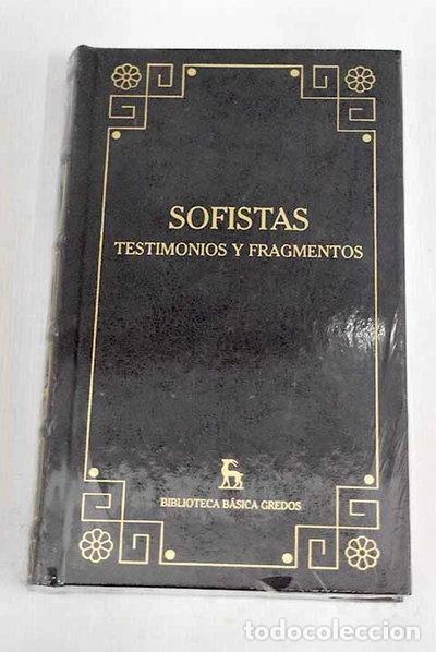 Libros: Sofistas. Testimonios y fragmentos- 9788424925833