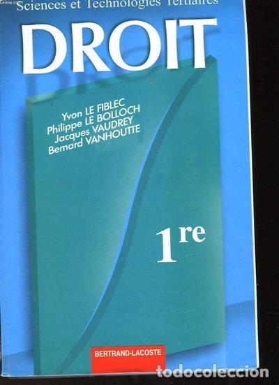 Libri di seconda mano: Droit 1re G- 9782735204717