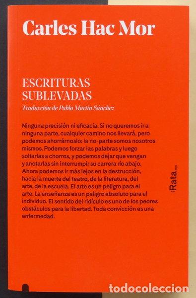 Libros: Escrituras sublevadas- 9788416738014 - Foto 1