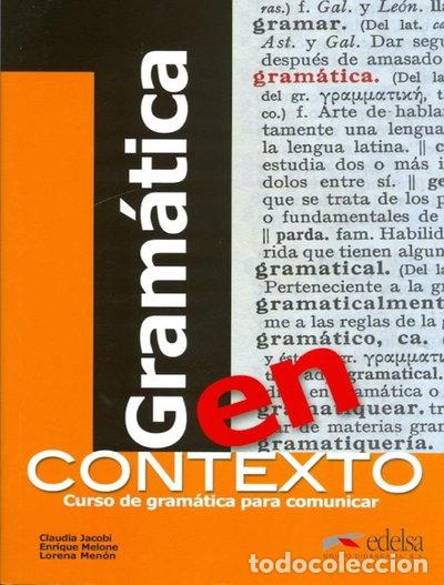 books: Gram&aacute;tica en contexto- 9788477117162