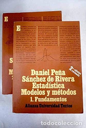 Libri di seconda mano: Estad&iacute;stica: modelos y m&eacute;todos- 9788420689838