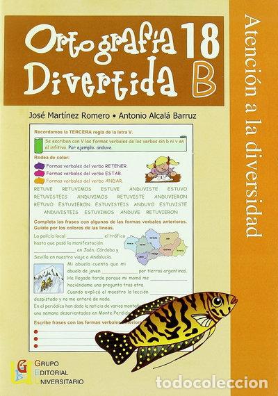 Libros: Ortograf&iacute;a divertida 18 B- 9788484919582