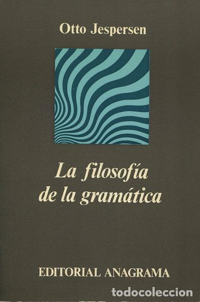 Livros em segunda m&atilde;o: La filosof&iacute;a de la gram&aacute;tica- 9788433900302