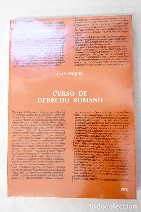 Libros: Curso de derecho romano.- Miquel, Joan - Foto 1