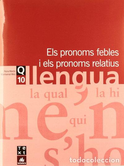 B&uuml;cher: Quadern de llengua 10: Els pronoms febles i els pronoms relatius- 9788441203334