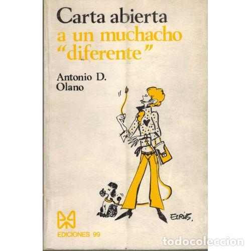 Libros: CARTA ABIERTA A UN MUCHACHO DIFERENTE - ANTONIO D OLANO
