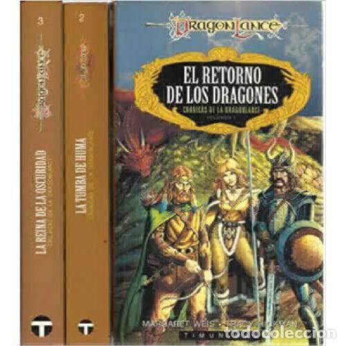 Libri di seconda mano: EL RETORNO DE LOS DRAGONES / LA TUMBA DE HUMA / LA REINA DE LA OSCURIDAD - MARGARET WEIS / TRACY HIC