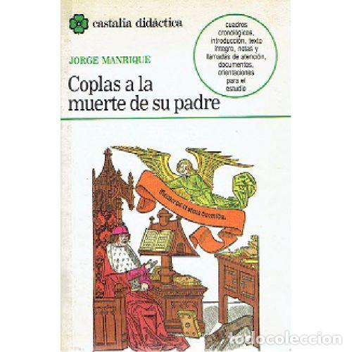 Libros: COPLAS A LA MUERTE DE SU PADRE - JORGE MANRIQUE - Foto 1