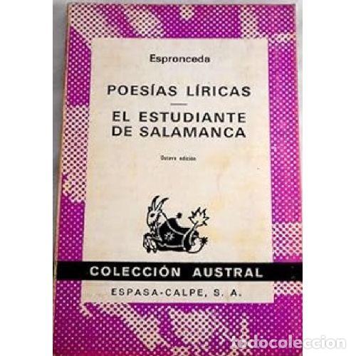 B&uuml;cher: POESIAS LIRICAS / EL ESTUDIANTE DE SALAMANCA - ESPRONCEDA