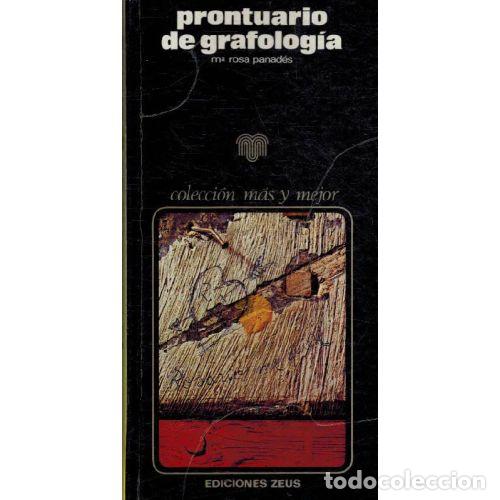 B&uuml;cher: PRONTUARIO DE GRAFOLOGIA - MARIA ROSA PANADES
