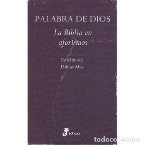 Livros em segunda m&atilde;o: PALABRA DE DIOS - DIMAS MAS