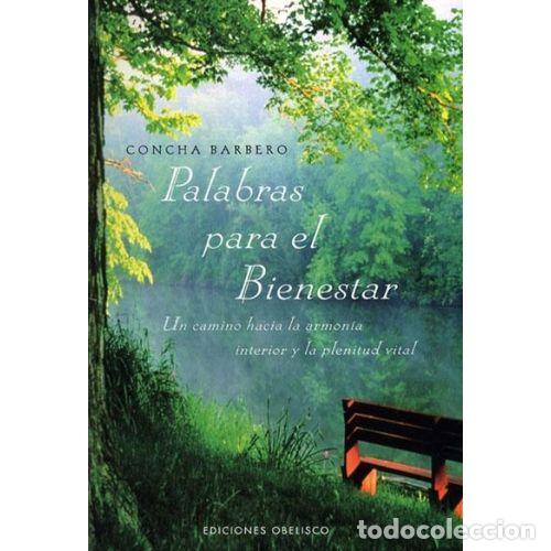 books: PALABRAS PARA EL BIENESTAR - CONCHA BARBERO