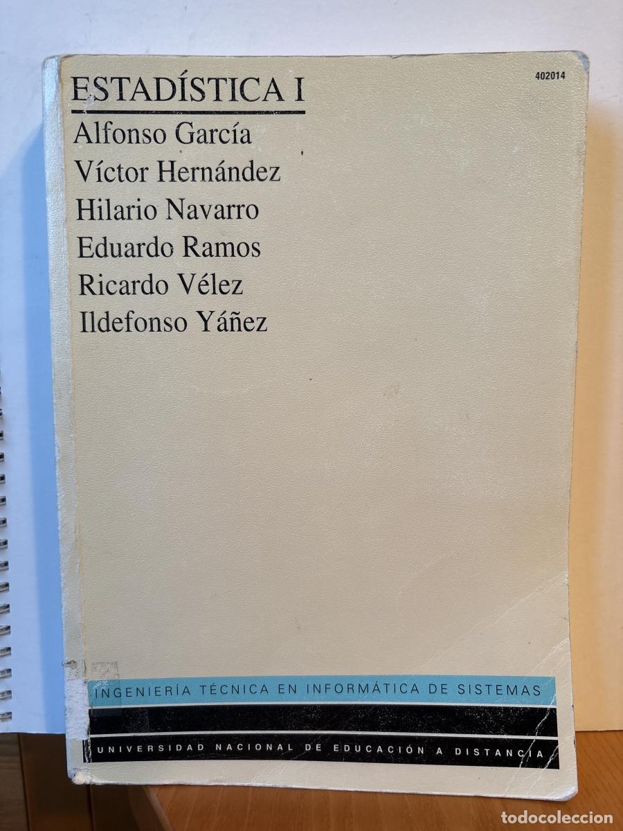B&uuml;cher: Estad&iacute;stica I - Alfonso Garc&iacute;a P&eacute;rez tdk658