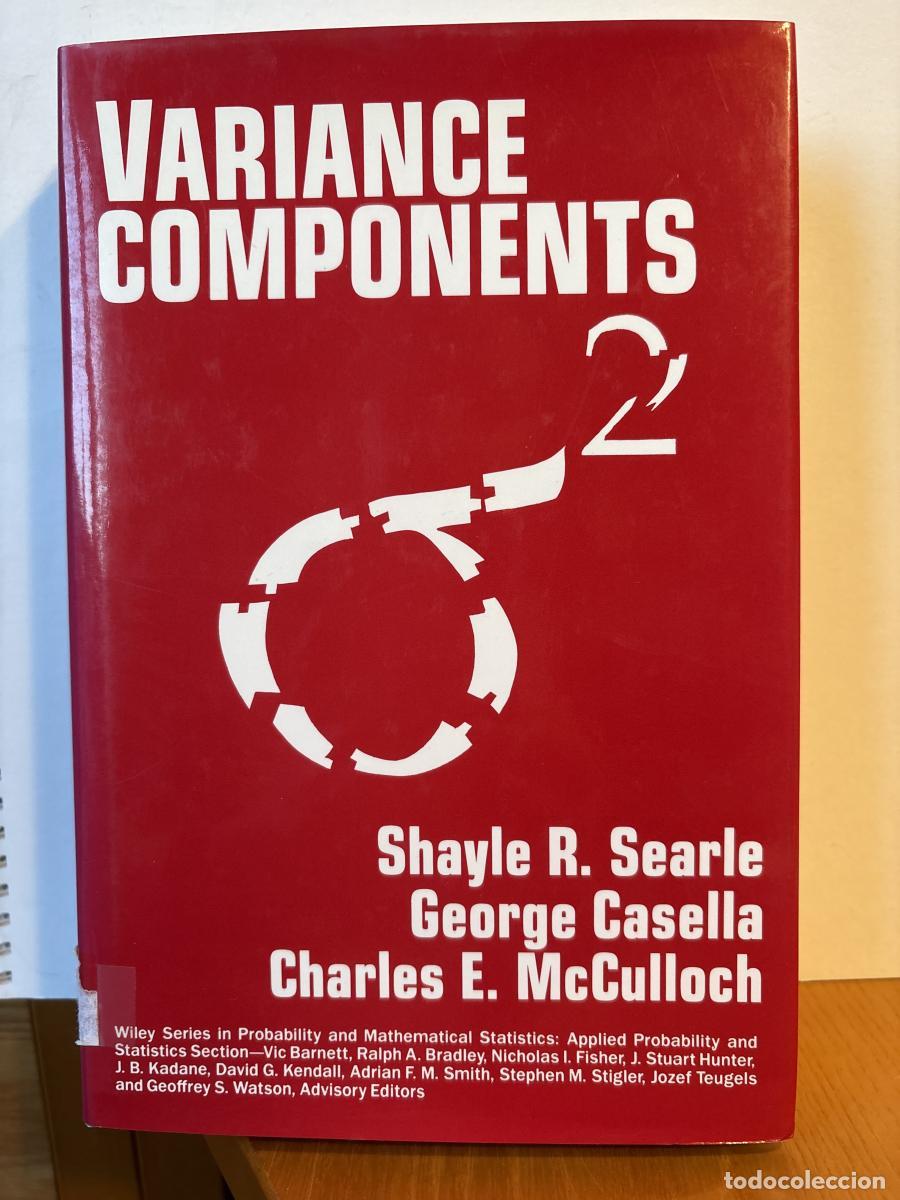 Livros em segunda m&atilde;o: Variance Components - Shayle R. Searle, George Casella y Charle E McCulloch tdk658