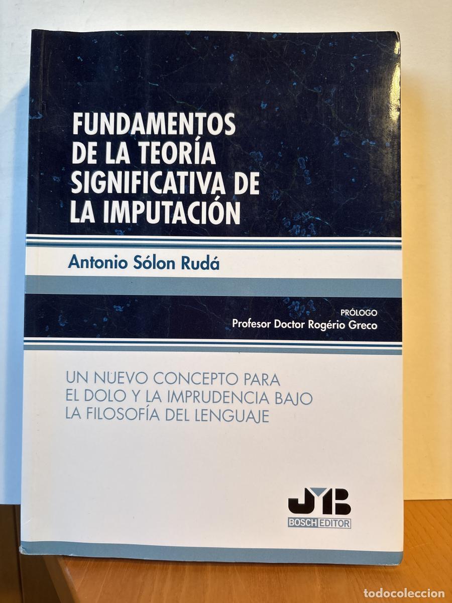 Livros em segunda m&atilde;o: Fundamentos de la teor&iacute;a significativa de la imputaci&oacute;n - Antonio Solon Ruda tdk658