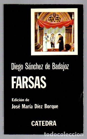 Livros em segunda m&atilde;o: Farsas - S&aacute;nchez de Badajoz, Diego