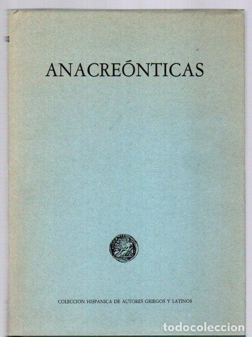 Libros: Anacre&oacute;nticas - NO CONSTA AUTOR - Foto 1