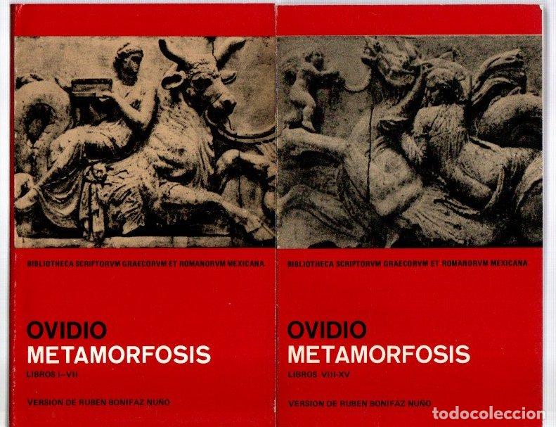 Libros: Metamorf&oacute;sis. Libros I-VII y VIII-XV - Ovidio