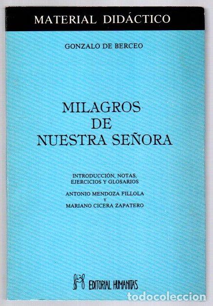 Libri di seconda mano: Los milagros de Nuestra Se&ntilde;ora - Berceo, Gonzalo de