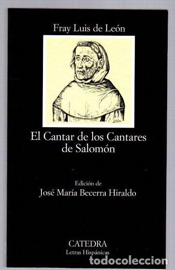 Libri di seconda mano: El Cantar de los Cantares de Salom&oacute;n - Le&oacute;n, Fray Luis de