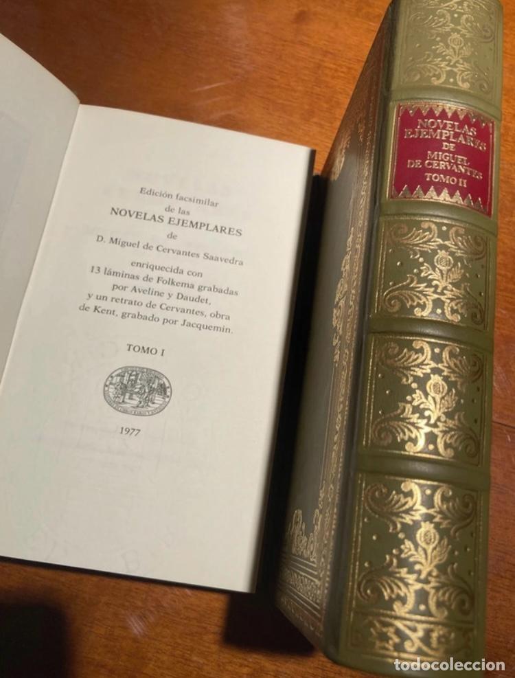 B&uuml;cher: NOVELAS EJEMPLARES 2 Tomos - Miguel de Cervantes C&iacute;rculo del Bibli&oacute;filo 1977 - FACS&Iacute;MIL ILUSTRADO