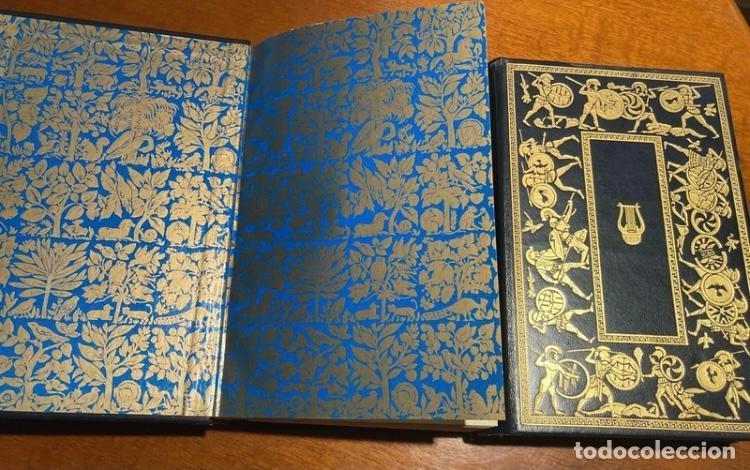 B&uuml;cher: HOMERO - La Il&iacute;ada y La Odisea - 2 Tomos Completo - C&iacute;rculo del Bibli&oacute;filo 1976 - PLENA PIEL