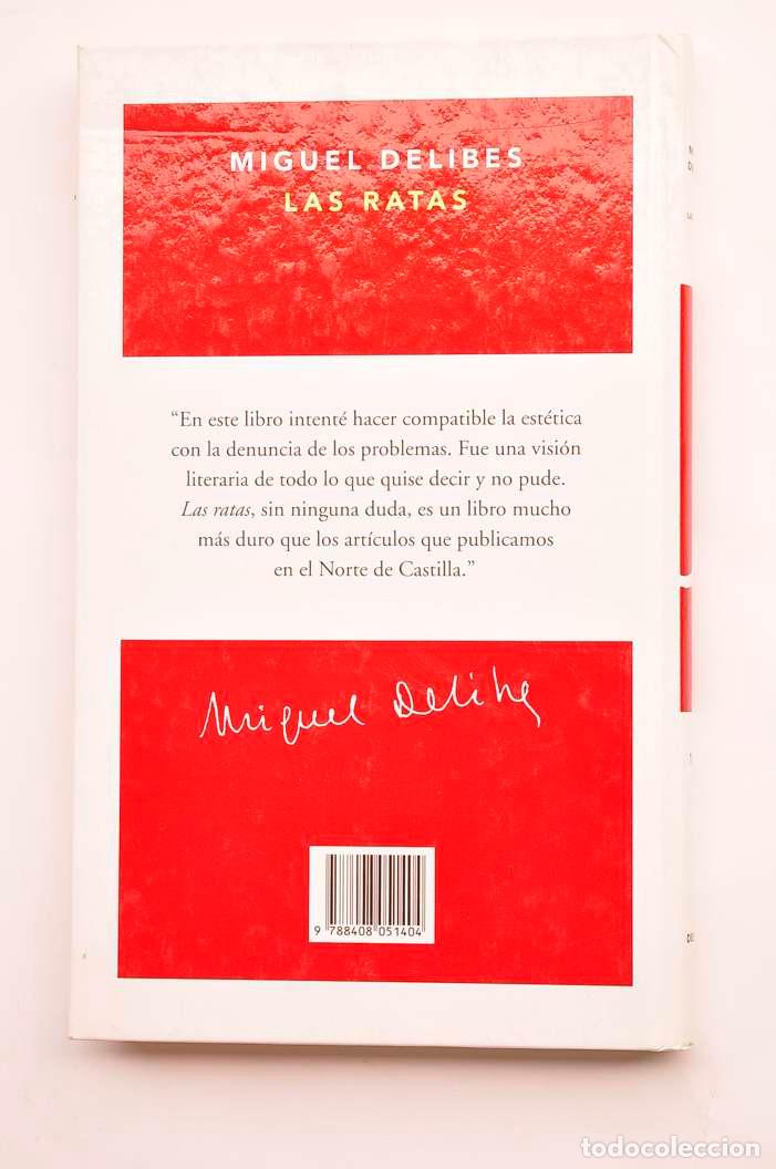 Libros: Las ratas - DELIBES, Miguel - Foto 3