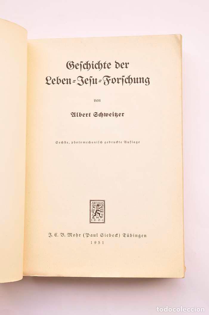 Libros: Gefchichte der leben Jefu Forfchung - GCHWEIKER, Ulbert - Foto 3
