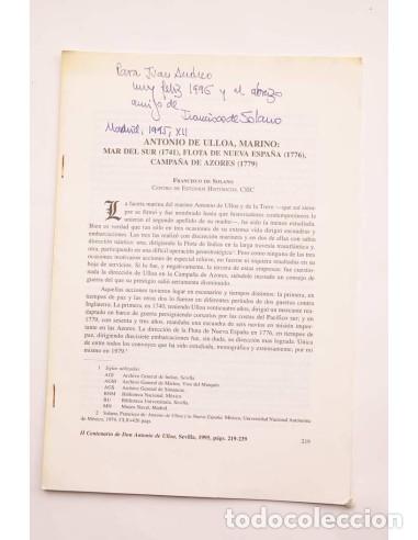 Libros: Antonio de Ulloa, Marino: Mar del Sur (1741), Flota de Nueva Espa&ntilde;a (1776), Campa&ntilde;a de Azores (1779)